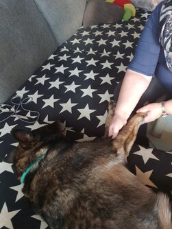 Nadja bei der Physiotherapie